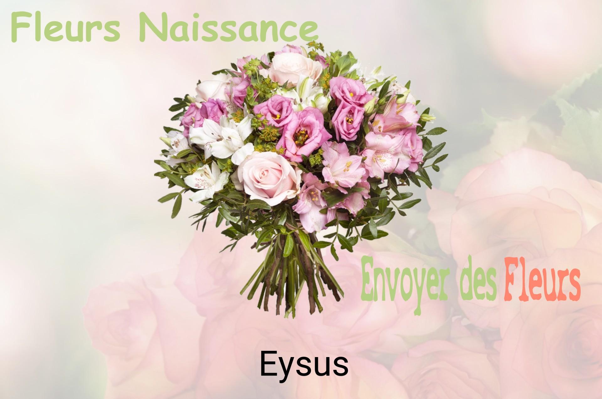 Bouquet de fleurs de naissance livré à Eysus